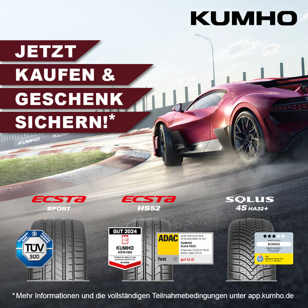 KUMHO Tyres Aktion